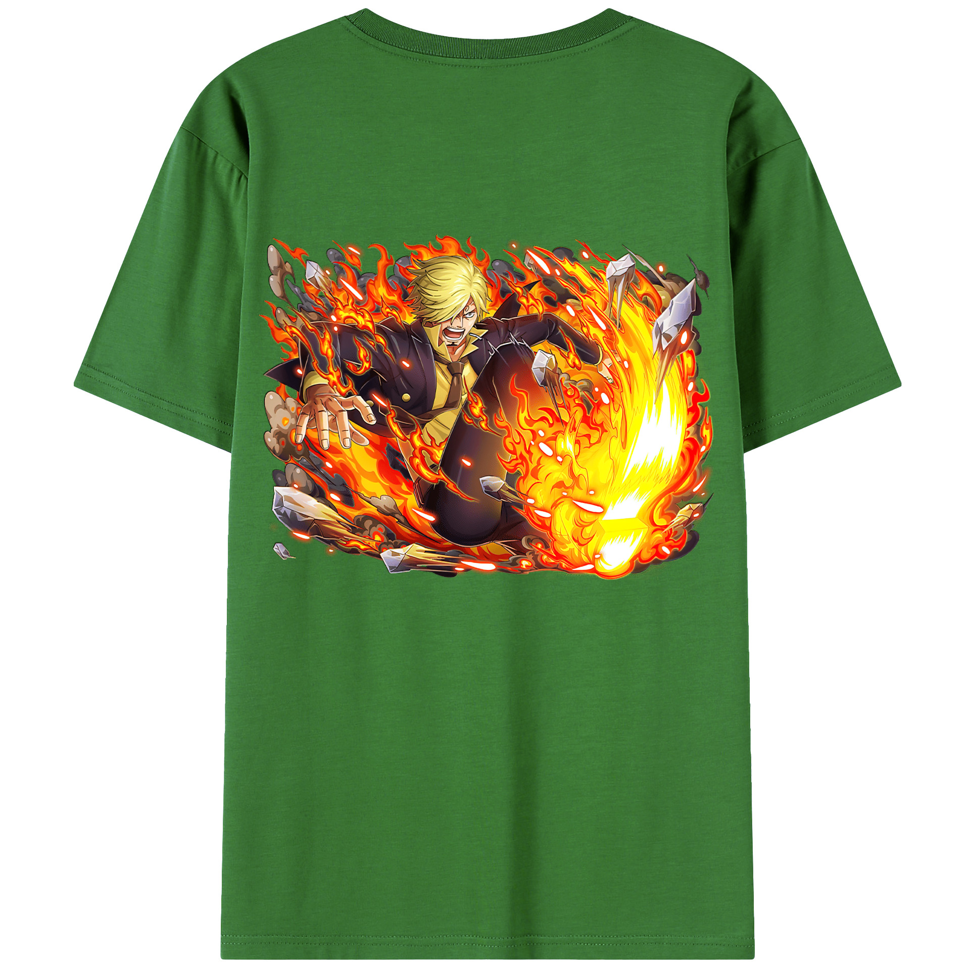 （画像用） ワンピース サンジ ONE PIECE Sanji レディース半袖Tシャツ(バックプリント)